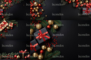 22 Elegant Luxury Christmas Flatlays, a Holiday Photo by Incomelion (Thumbnail 3 of 6)