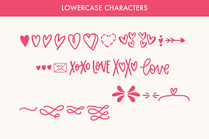 Love Struck, Valentine's Font