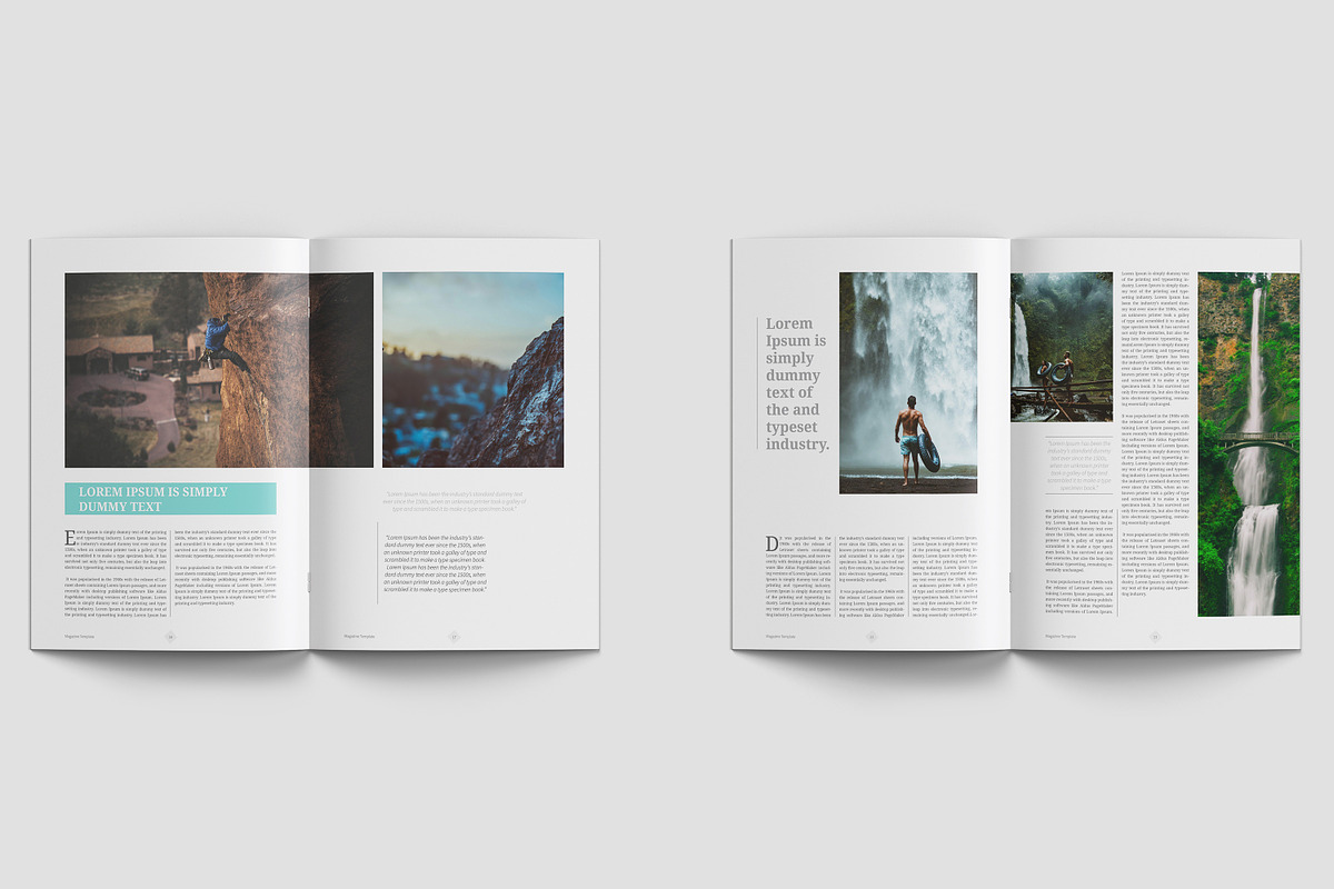 Multiple Magazine Layout, a Magazine Template by Amit Debnath
