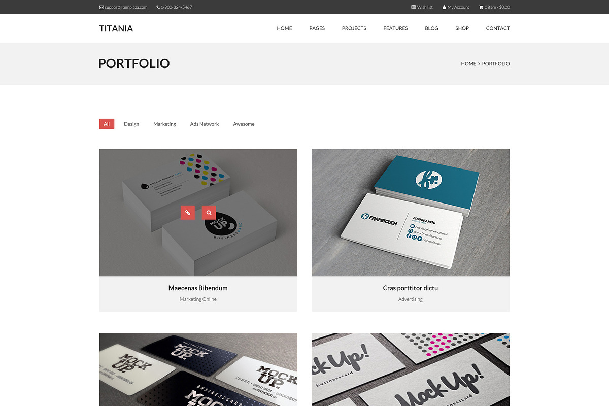 Titania - Multipurpose PSD Template, a Websites & App Template by TemPlaza (Photo 29 of 53)