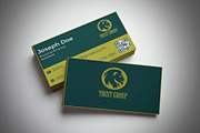 Classy Corporate Business Card, a Business Card Template by Konakchiev (Thumbnail 1 of 3)