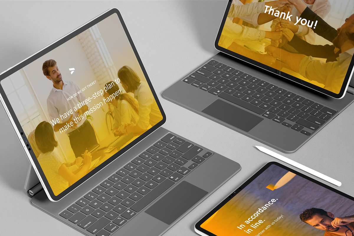 Tablet / iPad Pro Mockups Vol2, an iPad Mockup by 2M GRAPHICS DESIGN (Photo 3 of 7)