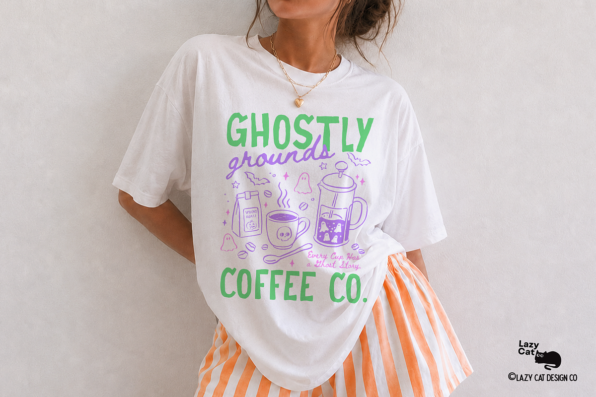 Halloween Coffee Hand-drawn Designs, an Object Graphic by Lazy Cat (Photo 2 of 7)
