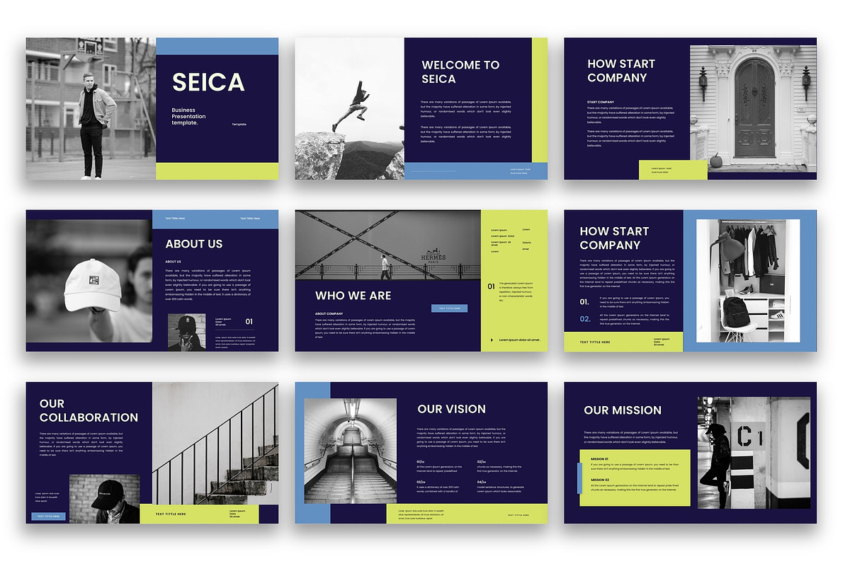 Seica - Business PowerPoint Template preview 5