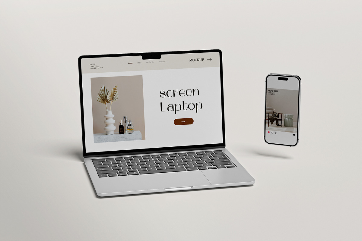 Multi Devices Mockup, a Device Mockup by Meizzaluna Design