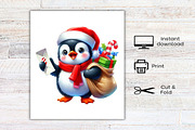 Watercolor Merry Maritime Christmas, an Illustration by Canvas Craft (Thumbnail 7 of 7)