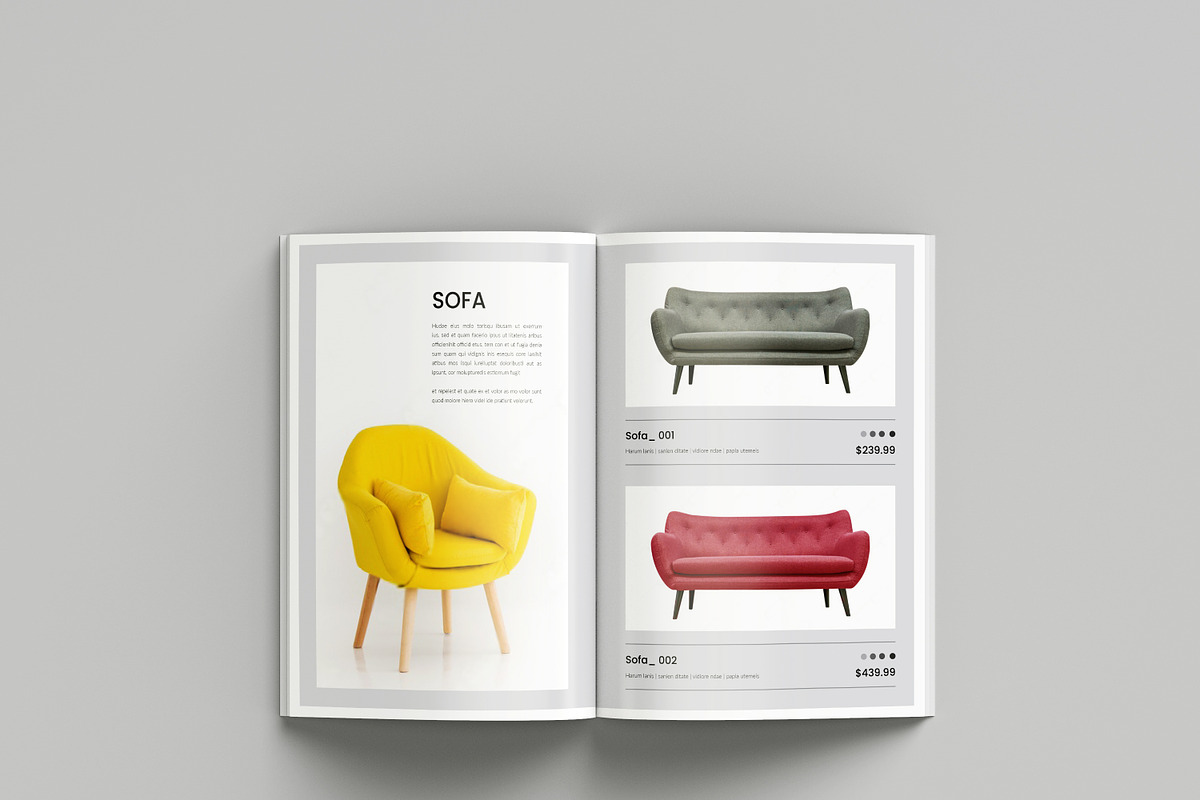 Product Catalog Layout Template, a Brochure Template by Spark_Creative (Photo 3 of 14)