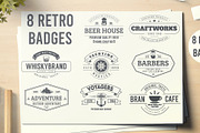 Retro Badges, a Branding & Logo Template by Arys Design (Thumbnail 1 of 2)