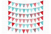 Bunting Banner Clipart, an Illustration by SA ClipArt