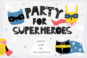 Party for superheroes, an Animal Illustration by Viktoria Siarova (Thumbnail 1 of 8)