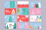 Merry Christmas Cover Templates, a Seasonal Illustration by alexdndz (Thumbnail 6 of 11)