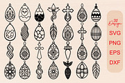 Easter Earrings Laser Cut SVG Bundle, an Object Graphic by jannatulpakhi (Thumbnail 1 of 10)