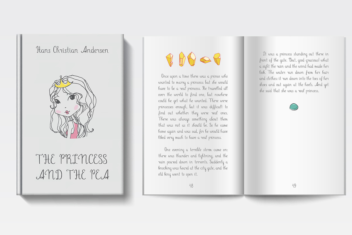 Shy Princess Decorative Font preview 2