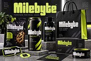 Milebyte - Bold Display Typeface, a Script Font by Wow Magic (Thumbnail 4 of 5)