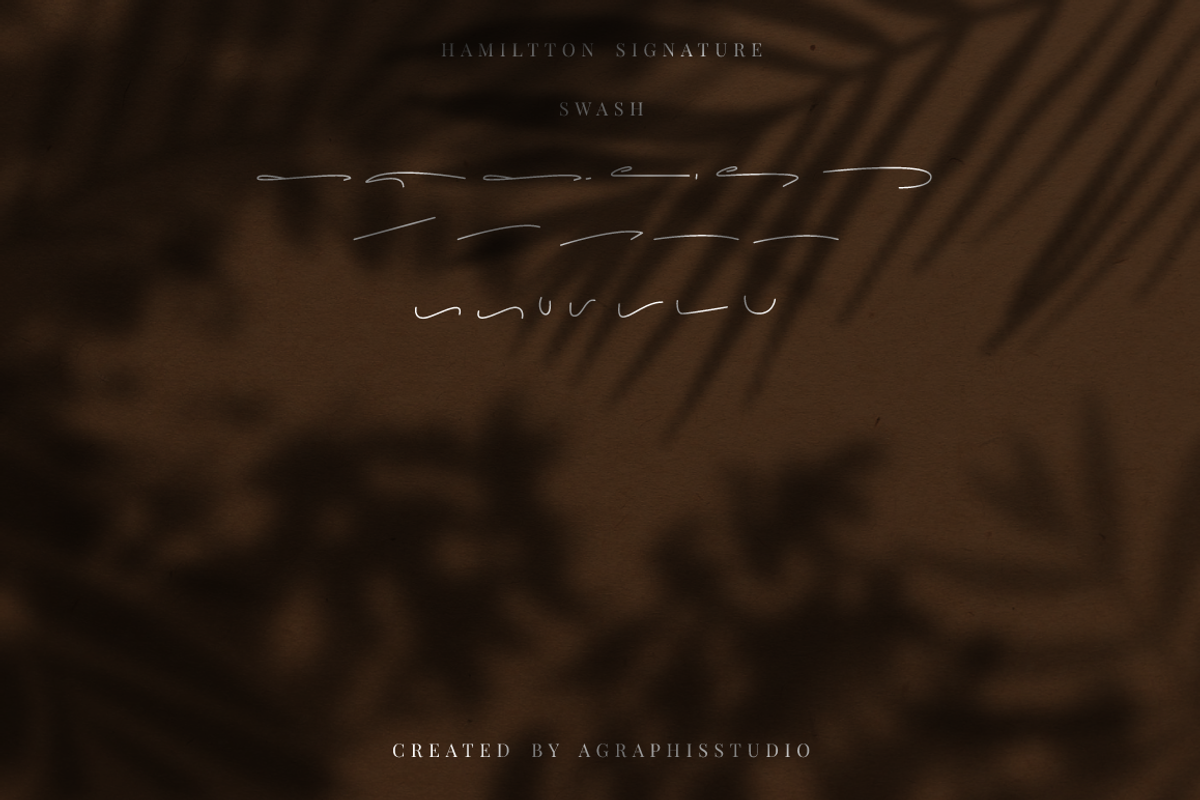 Hamiltton Signature Business Font, a Script Font by KennedyStudio (Photo 10 of 11)