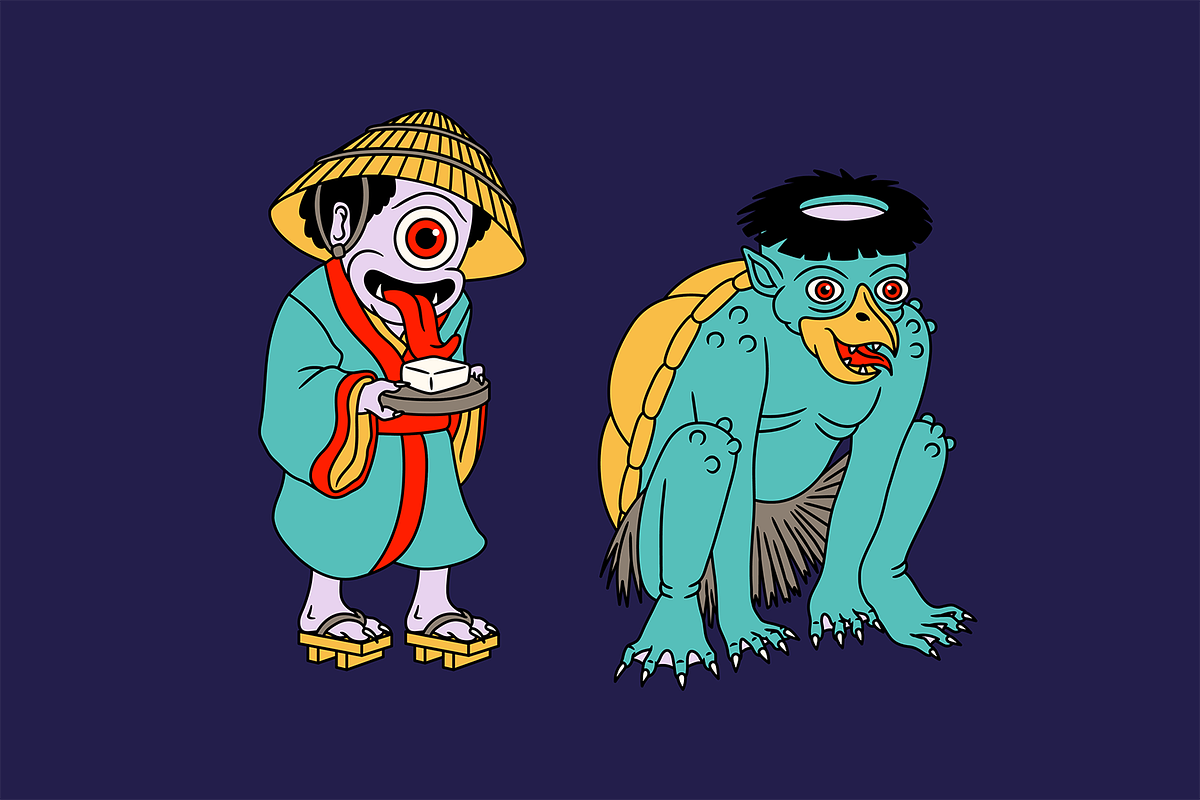 Yokai Society Illustration Pack, an Object Illustration by The Isian (Photo 3 of 3)