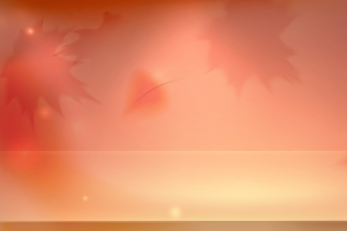 Autumn background with podium, an Object Illustration by art PVP - market (Photo 3 of 3)