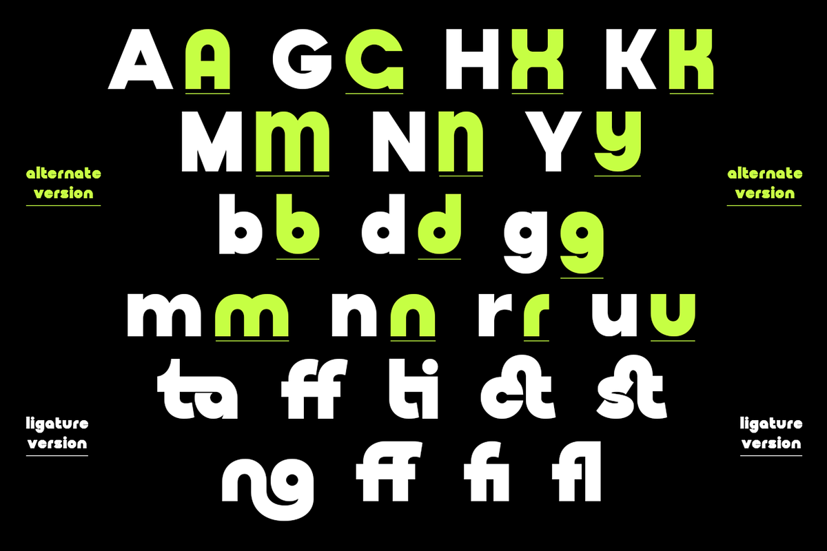Boldega - Bold Geometric Display, a Sans Serif Font by roomspace creative lab (Photo 9 of 9)