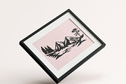 Mountain Scenes Silhouettes Vector 3, an Object Illustration by Seaquint (Thumbnail 3 of 5)