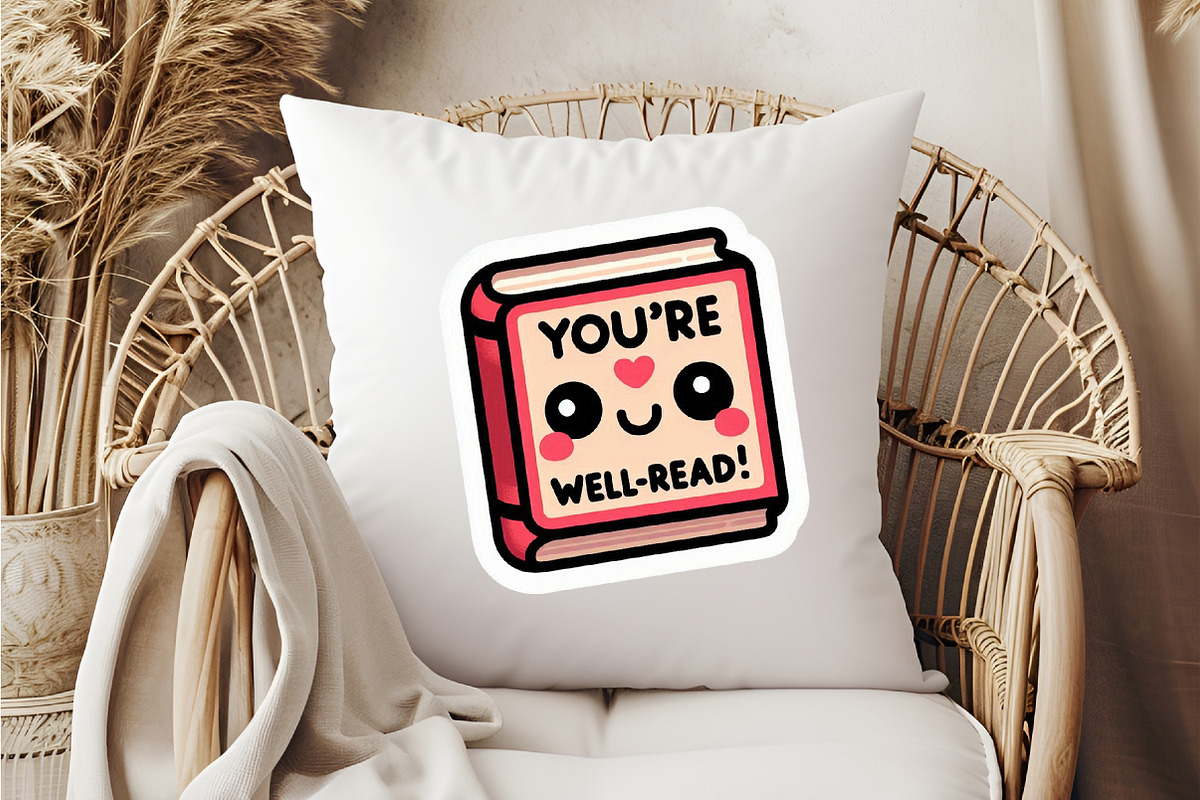 FunnyYoure Well Read Sticker, an Illustration by DreamCafeArt (Photo 6 of 7)