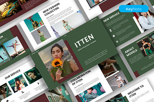 Itten – Business Keynote Template, a Presentation Template by kreatifreya