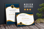 404. Modern Certificate Template, a Stationery Template by CreativeRezwan (Thumbnail 1 of 3)