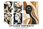 Stylized Portraits, a Person Illustration by Digital Art Creations (Thumbnail 3 of 7)