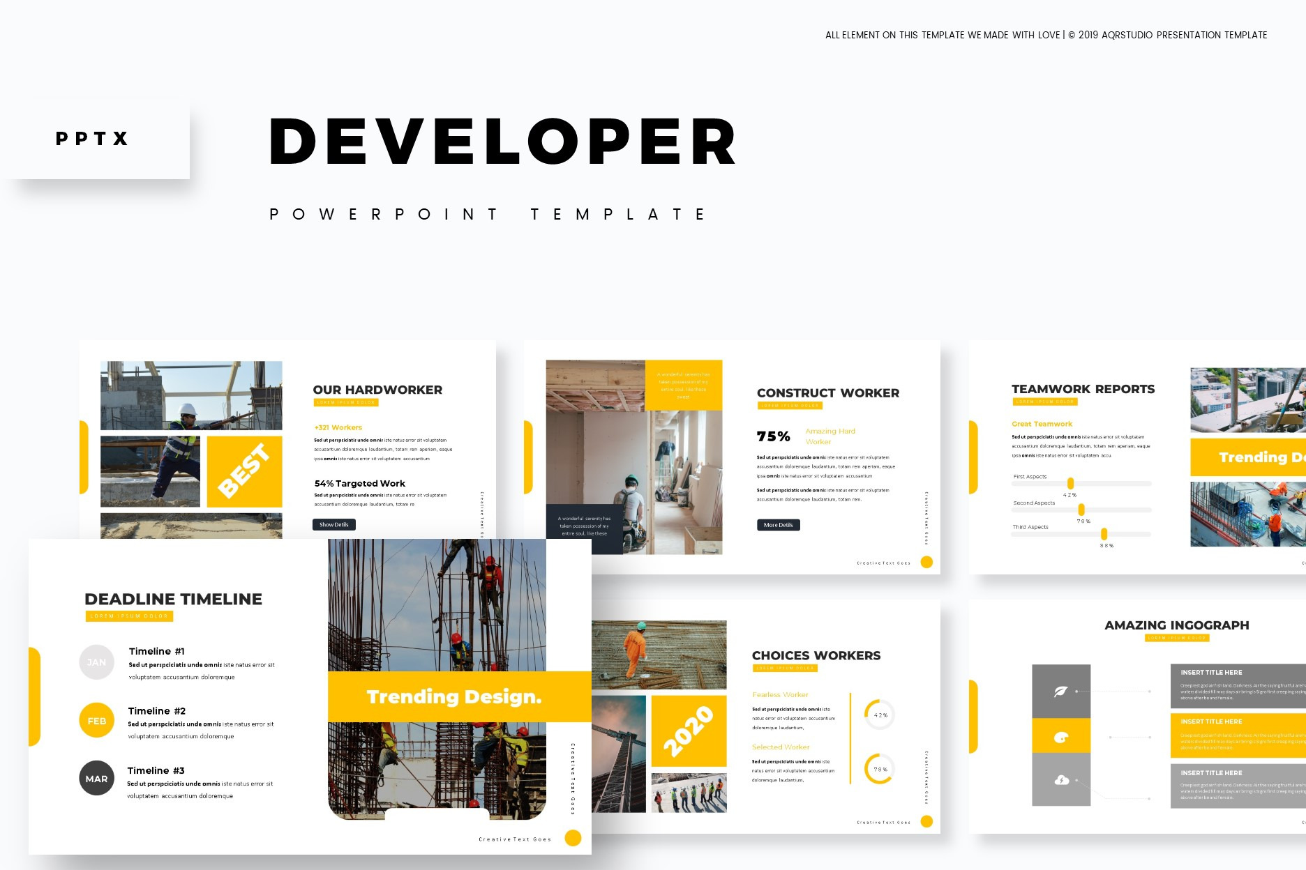 Developer - Powerpoint Template, a Presentation Template by AQR Studio ...