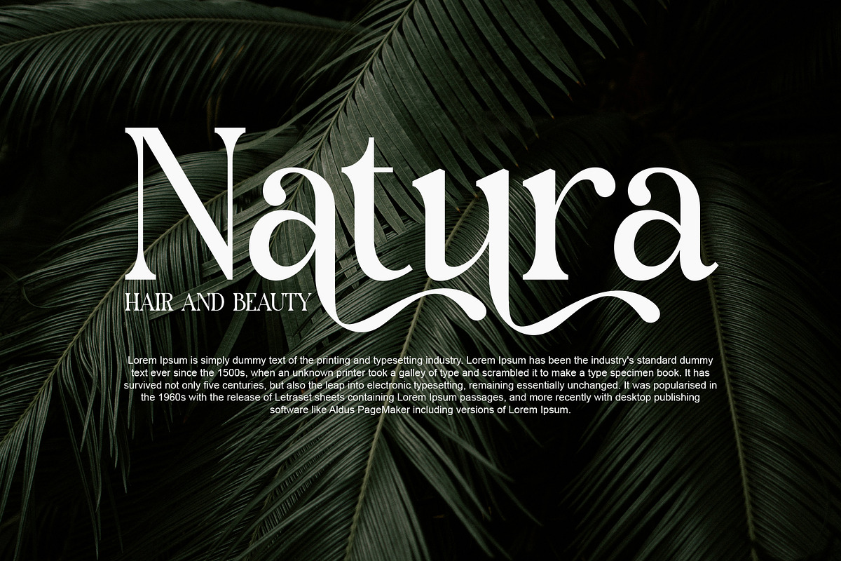 Glomen Modern Elegant Serif, a Serif Font by Alfinart (Photo 6 of 11)
