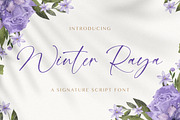 Winter Raya - Signature Font, a Script Font by StringLabs (Thumbnail 1 of 8)