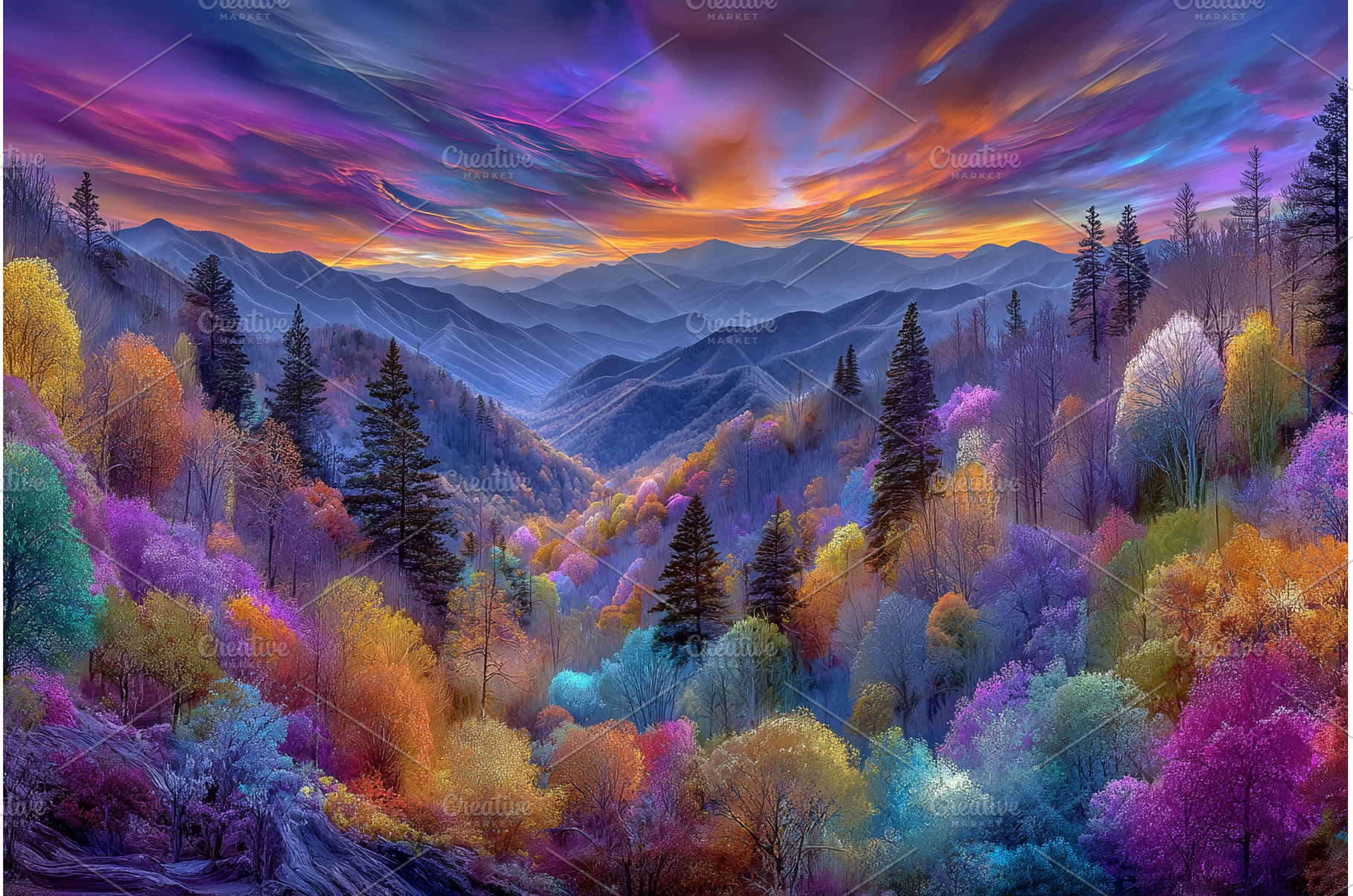 The USA's Smoky Mountains National, a Nature Photo by ZinetroN