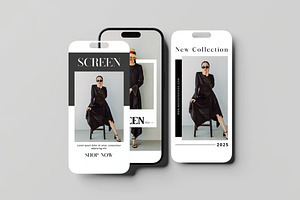 iPhone Screen Mockup, an iPhone Mockup by Se٧enStudio