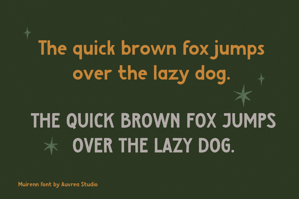 Muirenn | Sans-serif font, a Font by Auvrea Studio (Photo 5 of 9)