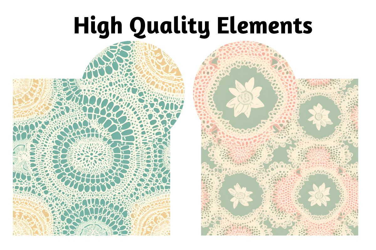 Vintage Doily Lace Seamless Pattern, a Pattern Graphic by Gloria Designed It (Photo 5 of 5)