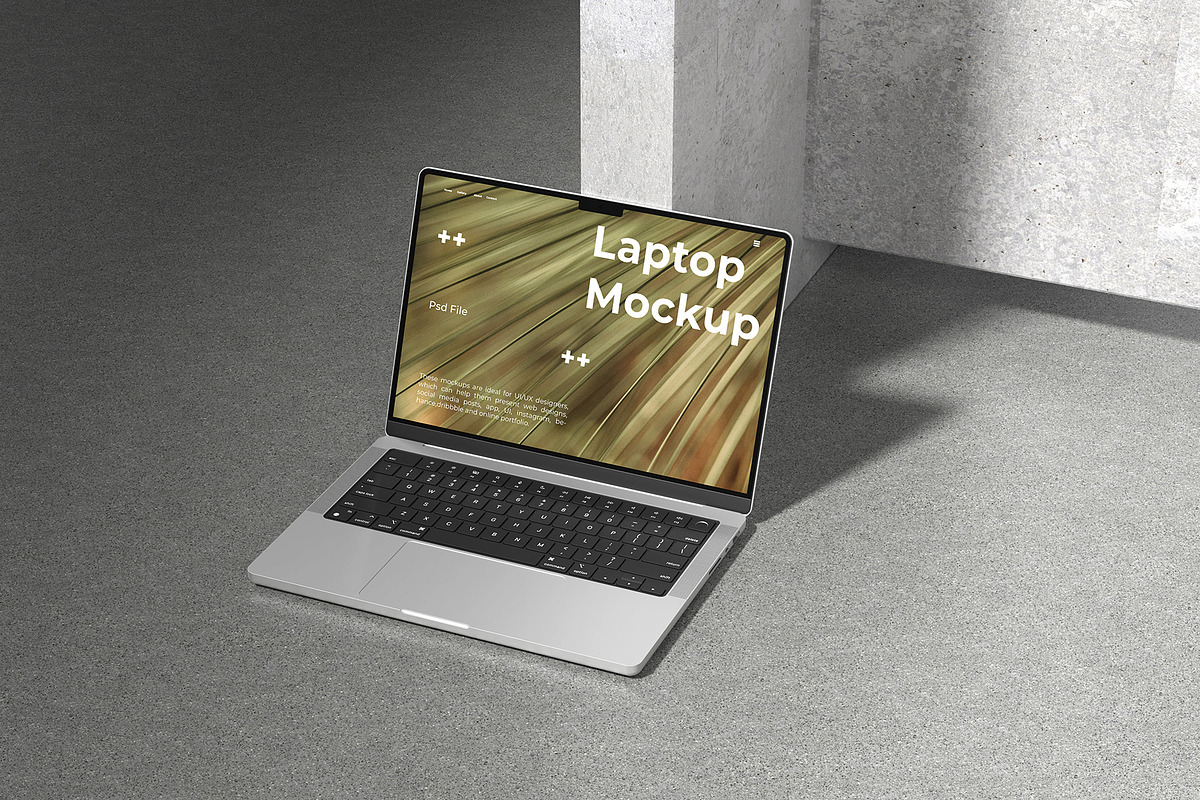 MacBook Pro 14 Mockup, a Mac Mockup by Graphicbars (Photo 12 of 13)