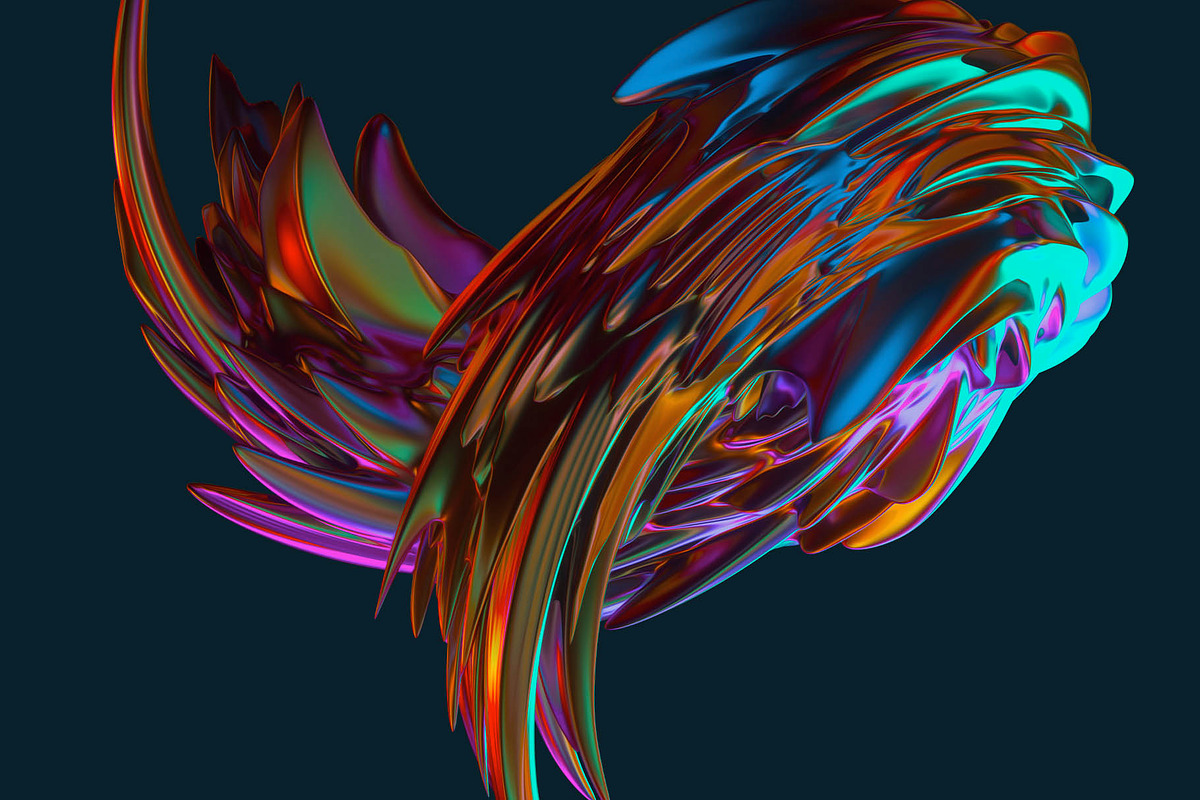 Flow: Cascading Textures, an Object Graphic by RuleByArt