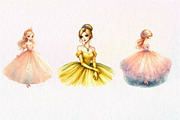 Cute Princess Clipart PNG, an Illustration by Dream Creation (Thumbnail 7 of 7)