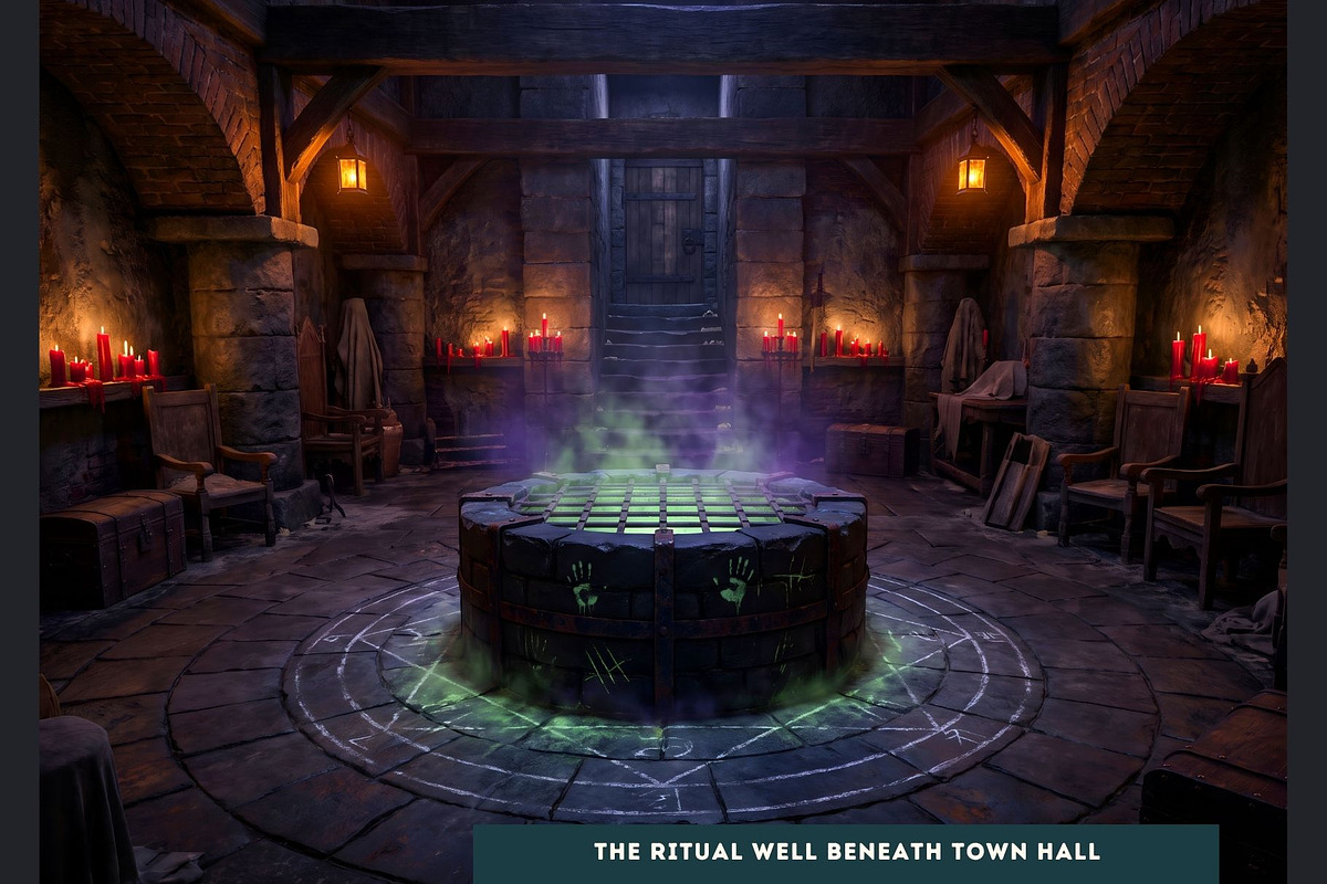 100 Halloween RPG Backdrops, a Seasonal Illustration by ThatsDesignArt (Photo 9 of 19)