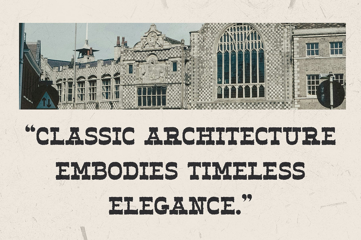 Desmo Rough, a Slab Serif Font by Craft Supply Co. (Photo 2 of 8)