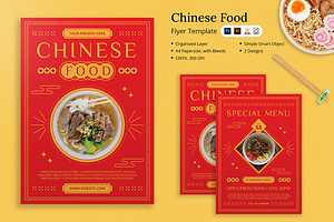 Chinese Food Flyer, a Flyer Template by Attype