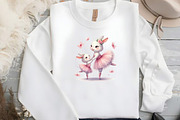 Cute Ballet Animals Mother's Day, an Illustration by DreamCafeArt (Thumbnail 4 of 6)
