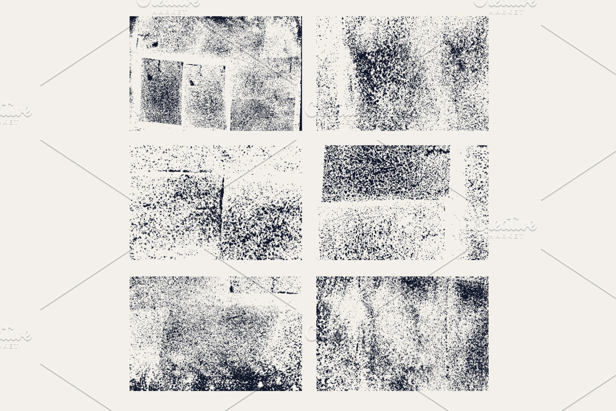 Set of grunge textures., a Texture Graphic by PoPaShop (Photo 2 of 3)