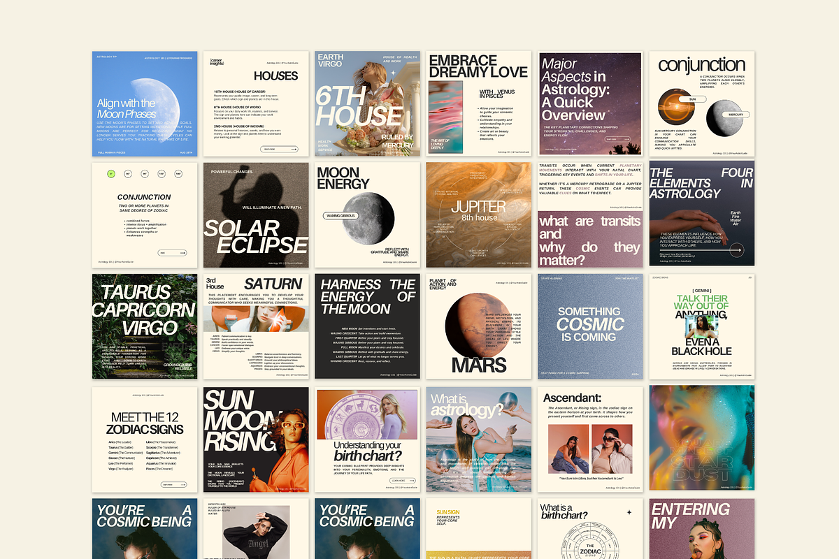 Astrology Instagram Template, a Social Media Template by BYOTstudios (Photo 9 of 11)