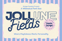 Jollune Fields Font Duo