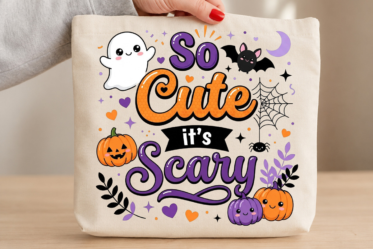 So Cute Its Scary Halloween PNG, a Seasonal Illustration by DreamCafeArt (Photo 3 of 7)