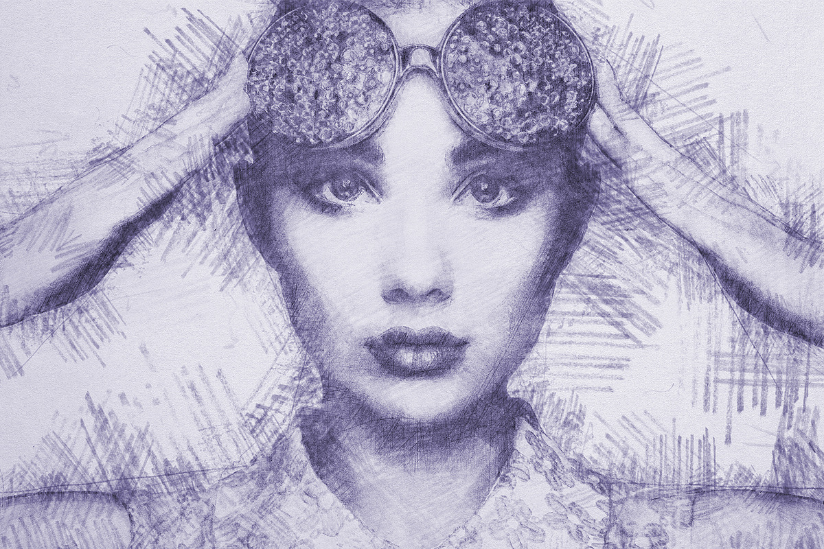 Pencil Sketch Photoshop Action, an Action Add-On by DESIGNAVO (Photo 7 of 8)