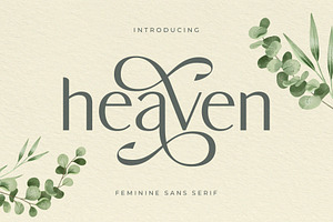 Heaven - Feminine Sans Serif