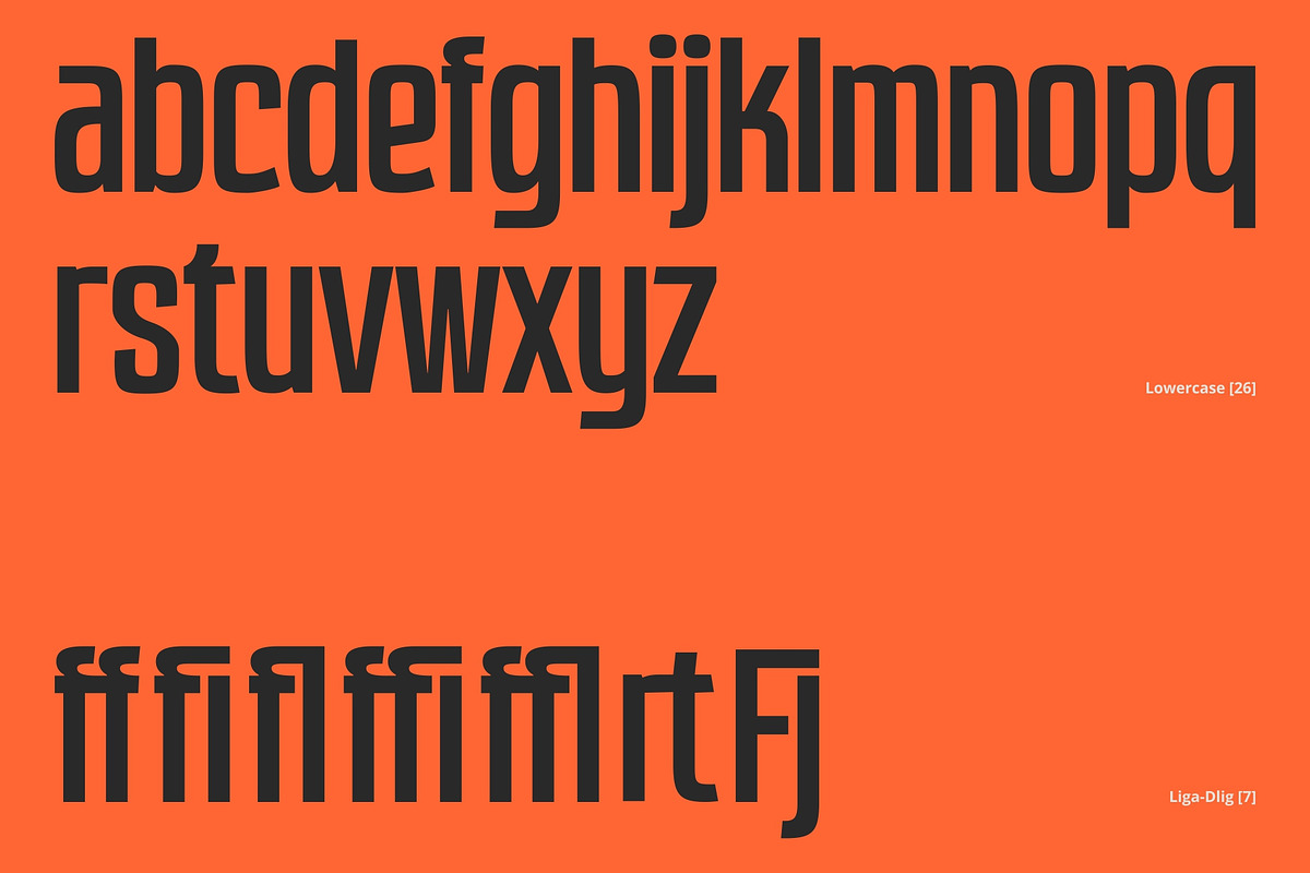 GR RAGH - Condensed Display Typeface, a Sans Serif Font by Garisman Std (Photo 2 of 13)