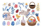 Hand drawn EASTER Stickers, a Seasonal Illustration by UnaAnya (Thumbnail 7 of 7)