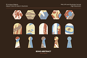 Boho Abstract Vector Objects, an Object Graphic by The Fake PNG (Thumbnail 2 of 5)